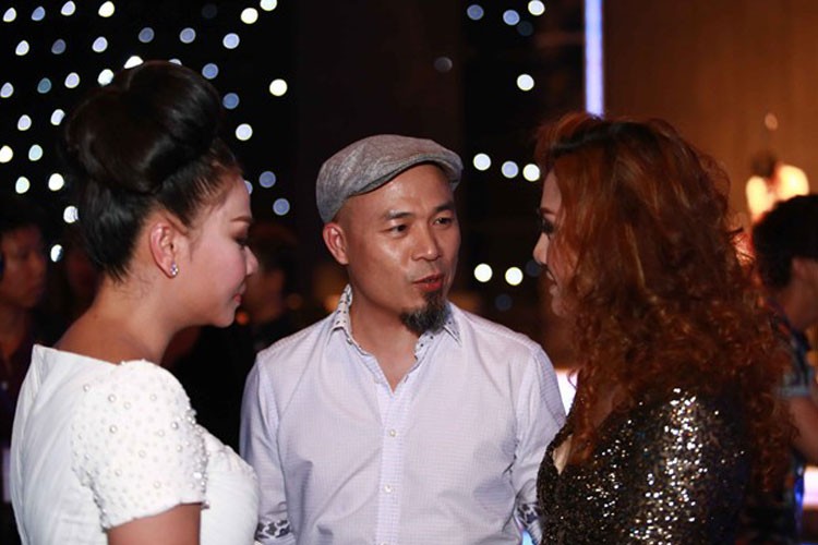 Thu Minh va chong Tay quan quyt o hau truong Vietnam Idol-Hinh-9